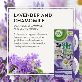 Air Wick Stick Ups Air Freshener, Lavender and Chamomile, 2 ct (Pack of 4)