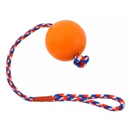 J.H COMPANY Juguete Pelota Con Cuerda Para Perro Chica Resistente Er058