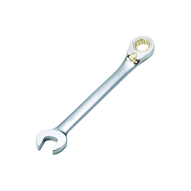 TRUSCO Switchable Ratchet Combination Wrench (Standard) Nominal: 17 TGRW-17R