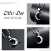 zeqingjw Cremation Jewelry for Ashes Necklace Cremation Moon Pendant,Urn Necklaces