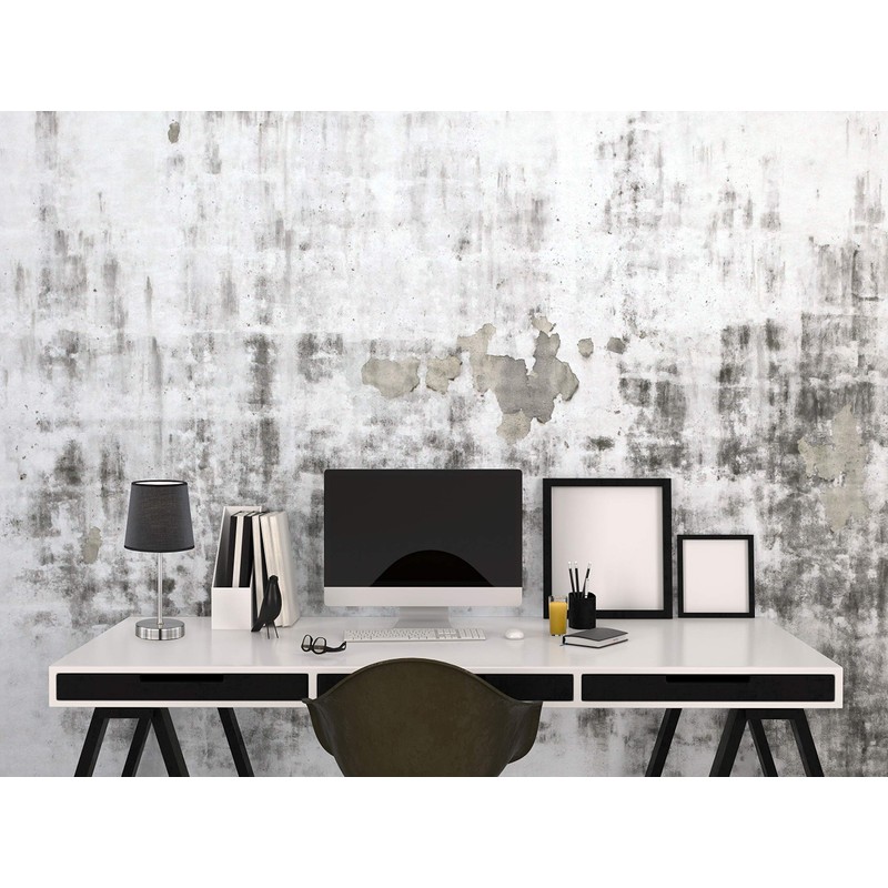 WOFI Tischleuchte Cesena 1-flammig, schwarz, ‎14 x 14 x 32