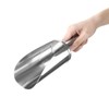 Vogue Stainless Steel Scoop 1 Litre/35 oz, Silver, Hollow Handle,