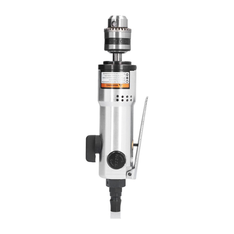 3/8in Chuck Pneumatic Drill StraightType Multifunctional RustProof Durable Industrial Air
