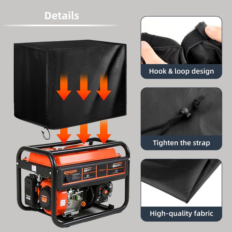 TIAOFY Waterproof Universal Generator Cover, Outdoor Generator Tent Running Cover,