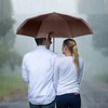 TradMall Travel Umbrella Windproof with 56 Inches Large Canopy Reinforced