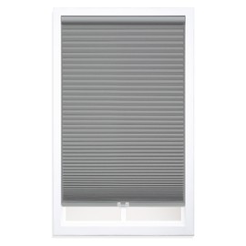 DEZ FURNISHINGS QEGRWT354720 Cordless Blackout Cellular Shade, 72" x 35.5", Anchor Gray