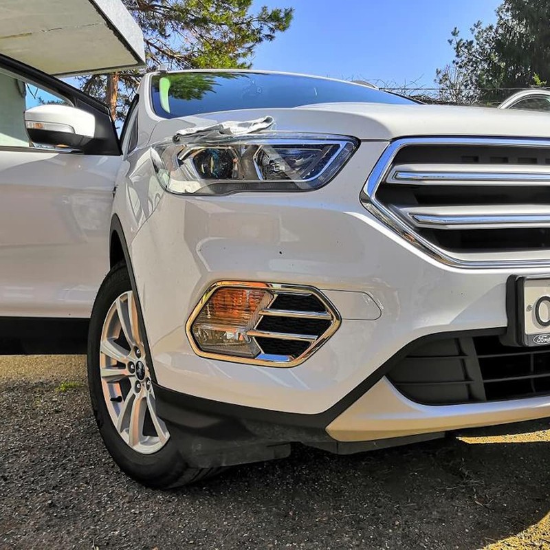 Car Front Fog Light Lamp Cover Trim For Ford Escape
