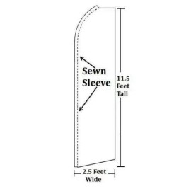 Unbranded Foot Massage Advertising Swooper Feather Flag Spa Service