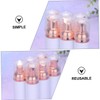 SAFIGLE 12Pcs Refillable Foaming Bottles Portable Facial Cleanser Dispenser with
