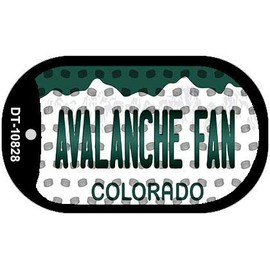 Smart Blonde Avalanche Fan Colorado Novelty Metal Dog Tag Necklace DT-10828