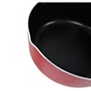 Honey Cook PR4086 Snow Flat Pot, Red/Black, 14.0 x 7.3