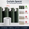 9 Pack Curtain Pleat Spacers, 50mm EVA Foam Rollers for