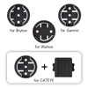 KiberAxle Mounts Replacement for Wahoo Bicycles GPS Adapter Insert Compatible