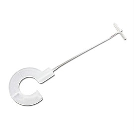5000 Pieces Tagging Gun Fasteners, White J Hook Clothing Tagging Barbs Plastic Refill Pin Price Tags for Shops, Boutiques, Clothing Store (15mm/0.59in)