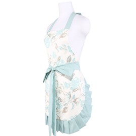 [NEOVIVA] Kathy Apron, Women's, Cute, Fashionable, Nursery Teacher, H-Shaped, Popular, Adult, Light Blue, L, blue (pale)