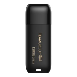 TEAMGROUP C175 128GB USB 3.2 Gen1 (USB 3.1/3.0) Read 100MB/s Flash Thumb Drive, Memory Stick Compatible with Computer/Laptop Matte Black TC1753128GB01