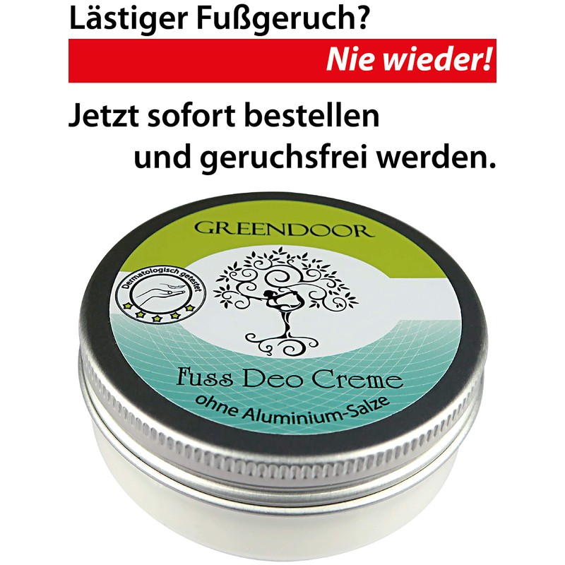 Greendoor Foot Balm with BIO Cocoa Butter, buy now the