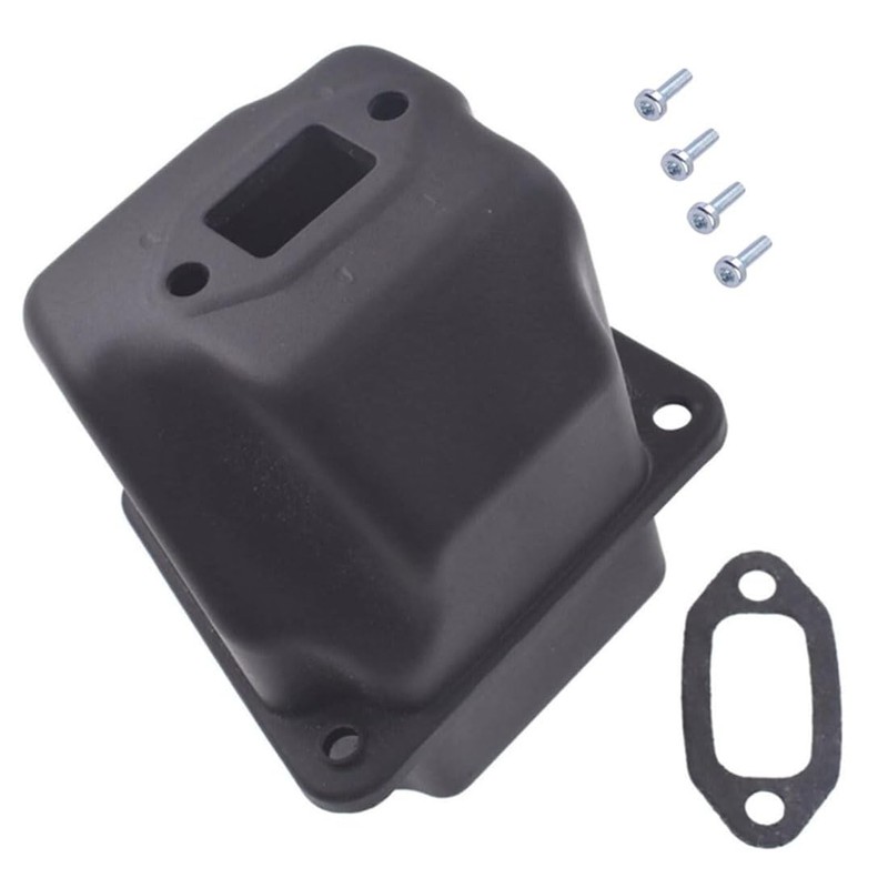 11211400604 Exhaust Muffler Kit with Gasket & Screws, Heavy Gauge