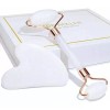 Baimei Rodillo De Jade Y Gua Sha Para Masaje Facial