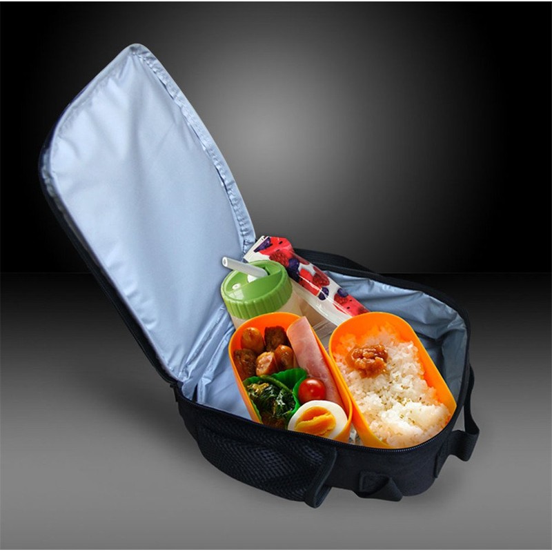 Amzbeauty Kids Back to School Lunch Bag Polyester Durable Insulated