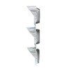United Pacific 41853 Mack Chrome Small Gauge Cover With Visor