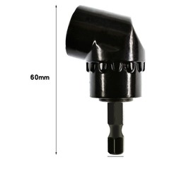 YUNYAN 105° Right Angle Wrench Attachment Adapter with 1/4 Inch Quick Change and Magnetic Bit Holder Angle Drill with Hex Shank for Drilling Narrow Spaces