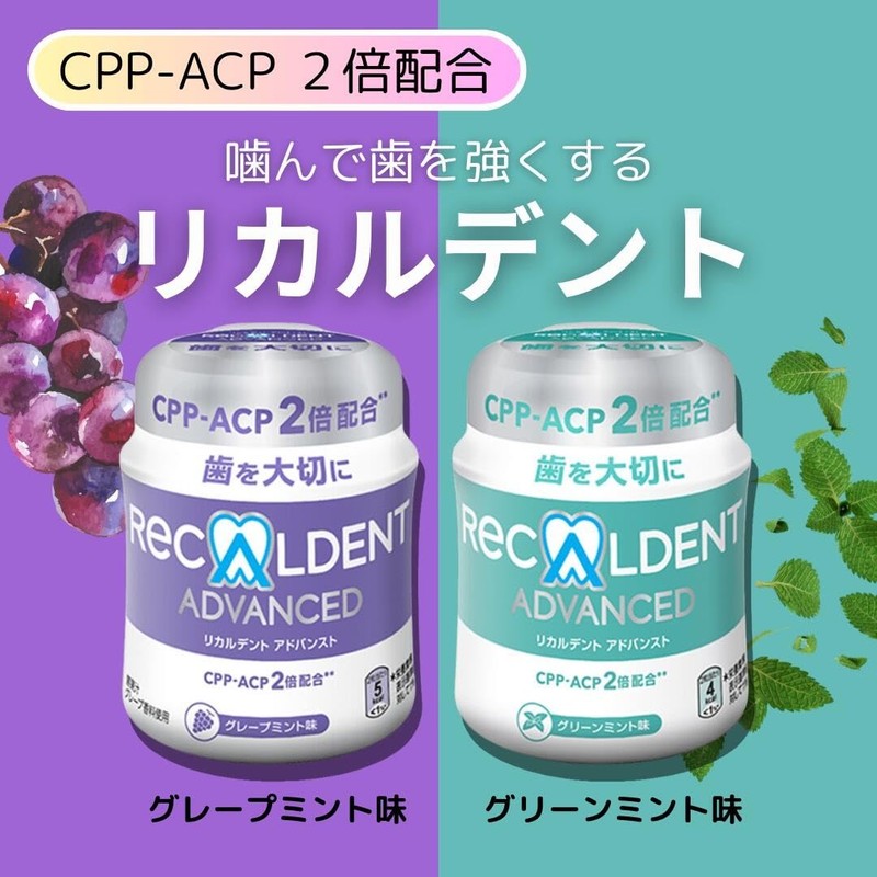 Dental Clinic Dedicated Ricardent Advanced Grape Mint Flavor, 4.9 oz