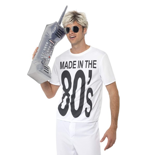 Smiffys 80's Inflatable Retro Mobile Phone (Silver, 2)