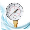 TEHAUX 2pcs Psi Npt Pressure Gauge High Compressor Gauge Compact