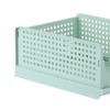 Stackable Storage Basket Plastic Large Open Drawer Wardrobe Cloth Container
