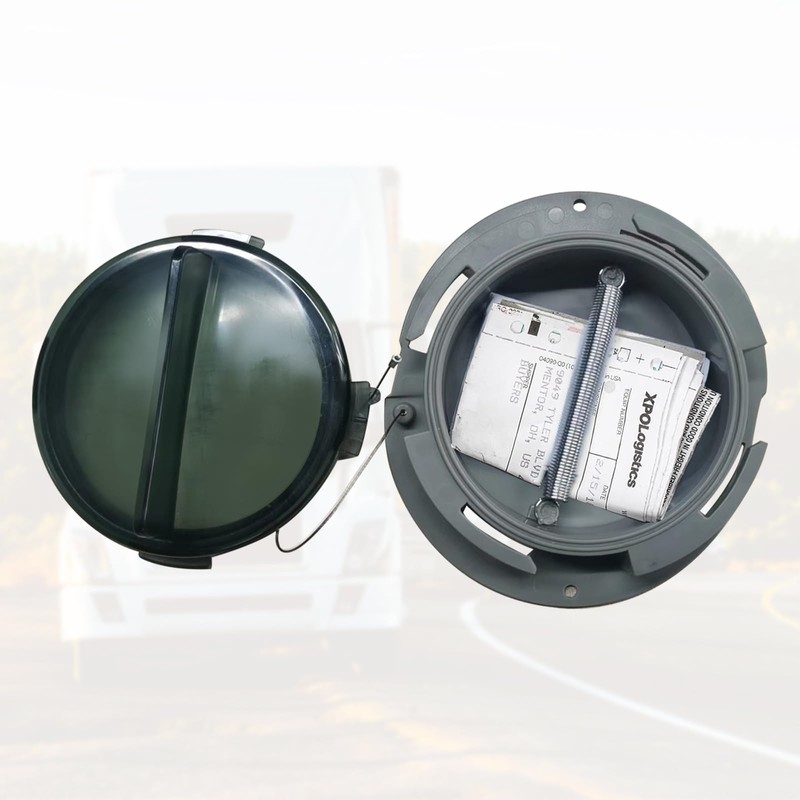 2 Pack Trailer Document Holder with Wire Attached Cover for