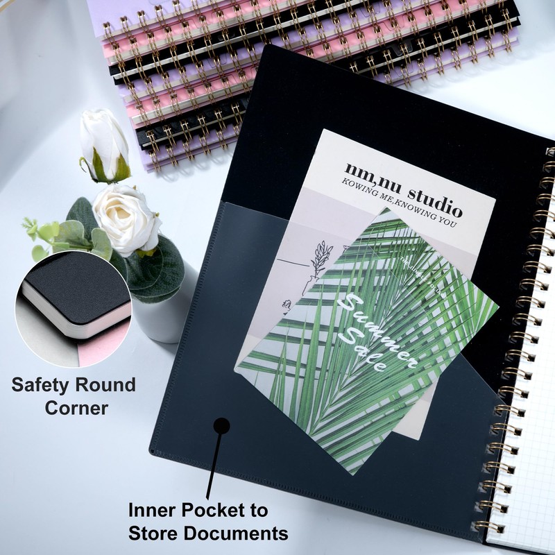 Yoment Graph Paper Notebook Spiral Notebook 8.5 x 11 A4