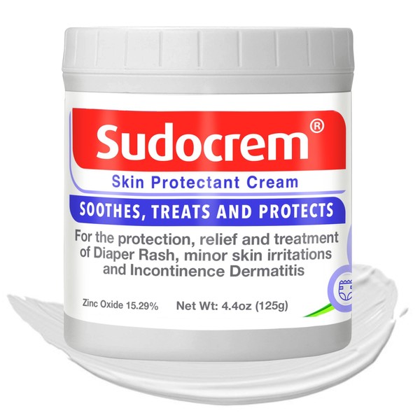 Sudocrem Diaper Rash Cream Soothes, Treats and Protects Baby's Skin,