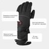 One Pair Heated Gloves 3 Level Temperature Touchscreen Anti Slip