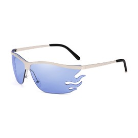 FEISEDY Retro Square Sunglasses Women Men Trendy Vintage Y2K Glasses Tinted Lens B2882