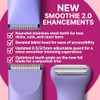 HAPPY CURVES Smoothie 2.0 Bikini Trimmer - Afeitadora eléctrica para