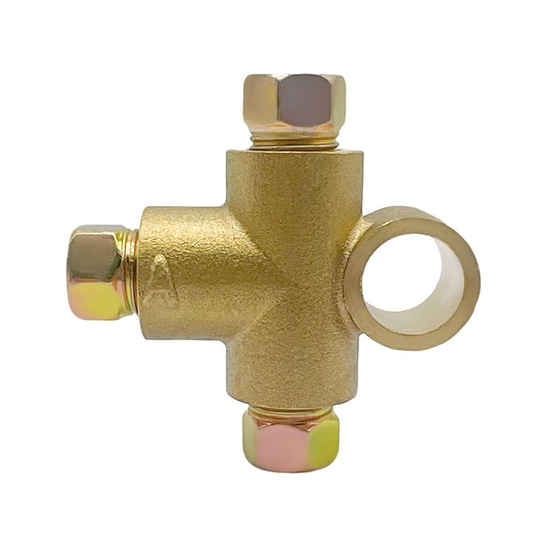 HQRNYP 3 Way T-Shape Brake Tee Union, Automotive Replacement Brake