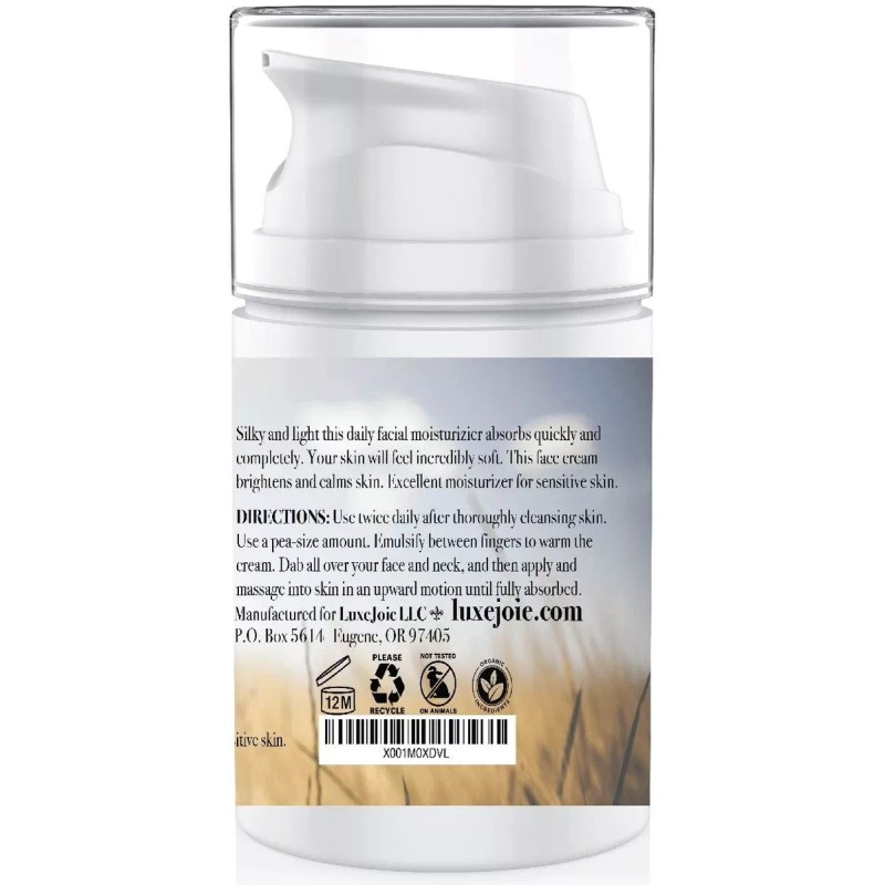 Luxejoie Crema Facial Hidratante De Leche De Cabra Con Vitamina