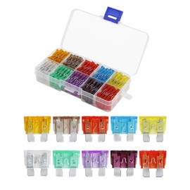 AHL 100pcs Auto Motorcycle Car Boat Truck Blade Fuse Box Assortment 5A 7.5A 10A 15A 20A 25A 30A 35A 40A 50A