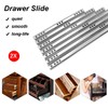 2Pcs Drawer Slides, 6 Sizes Ball Bearing Steel Drawer Runner