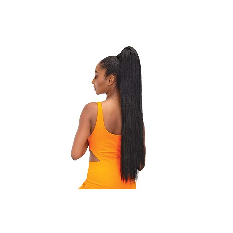Janet Collection Essentials Snatch & Wrap STRAIGHT Ponytail 24 (2)