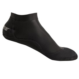 Seavenger SeaSnugs | Low Beach Socks for Sand Volleyball, Soccer, Snorkeling & Watersports (Black, X-Large)