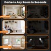 blackout blinds stick on 200X145cm,Patterned blackout fabric Temporary 100% Blackout