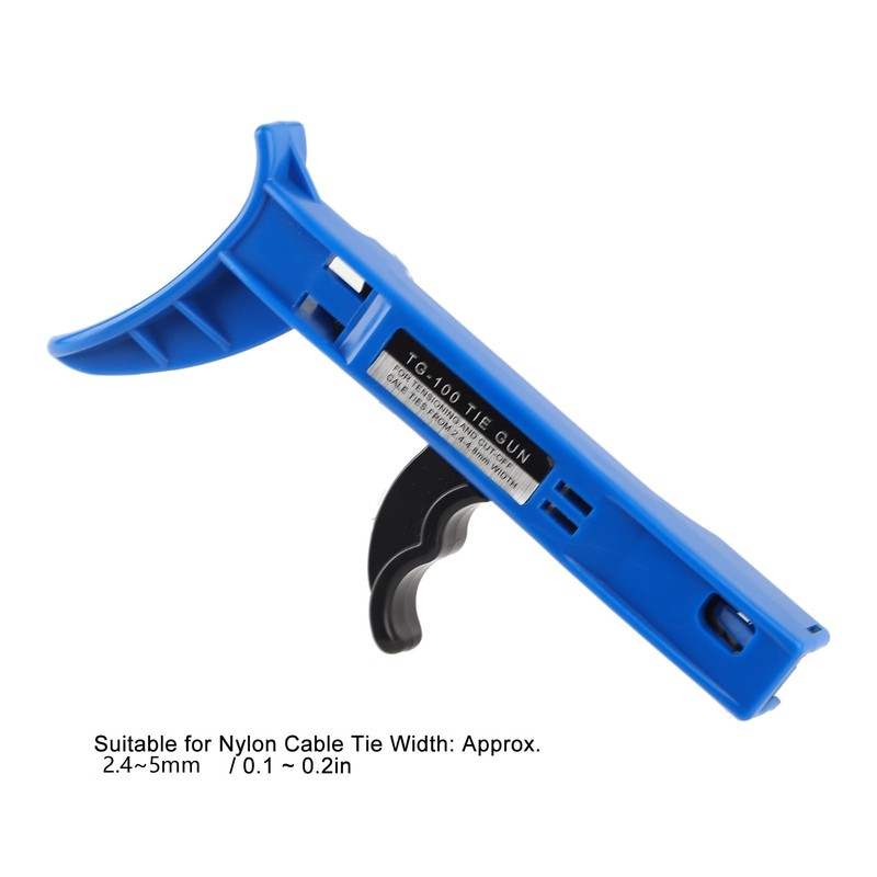 Cable Tie Gun, Fixing Tool for Cable Ties, Flush Cut