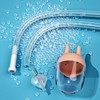 ABBA's Aspirador nasal manual para bebés y niños, de silicona,