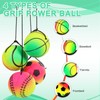 LEOINAER Pack of 4 Wrist Return Ball with String, Springball,