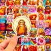 50 Lazy Stickers Vinyl Waterproof Aesthetical Scrapbooking Sticker Pack for