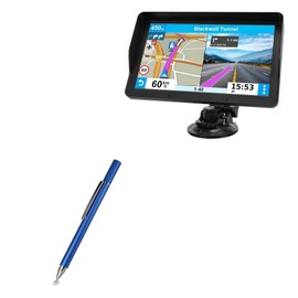 BoxWave Stylus Pen Compatible with glaury GPS Navigator for Car Truck RV (9 in) - FineTouch Capacitive Stylus, Super Precise Stylus Pen - Lunar Blue