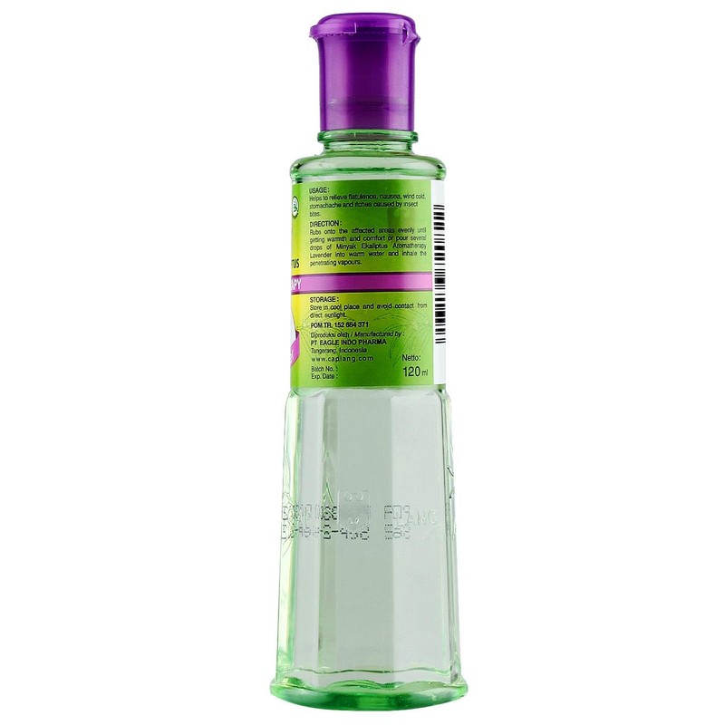 Cap Lang Minyak Eucalyptus Oil Aromatherapy Lavender, 120 ml (Pack