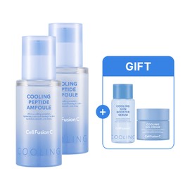Cellfusion C Post Alpha Cooling Peptide Ampoule 30ml + 30ml / Cooling heat pore swelling all-kill ice glow ampoule / 셀퓨전씨 포스트 알파 쿨링 펩타이드 앰플 30ml + 30ml / 쿨링 열 모공 붓기 올-킬 얼음광 앰플